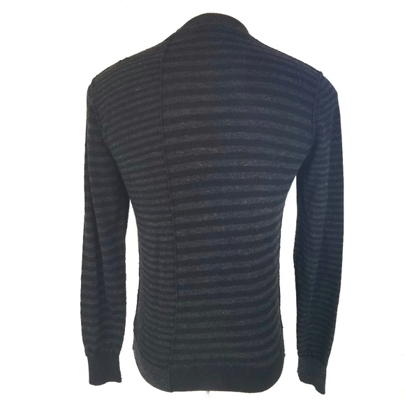 Michael Kors Merino Wool Striped Pullover Sweater - Picture 2 of 6